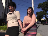 Two Brunette Lesbians Hooking Up